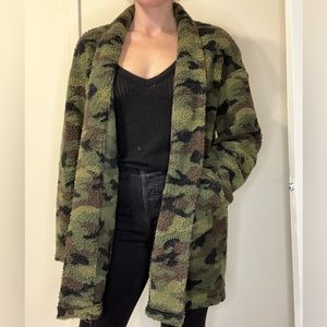American Eagle camo sweater